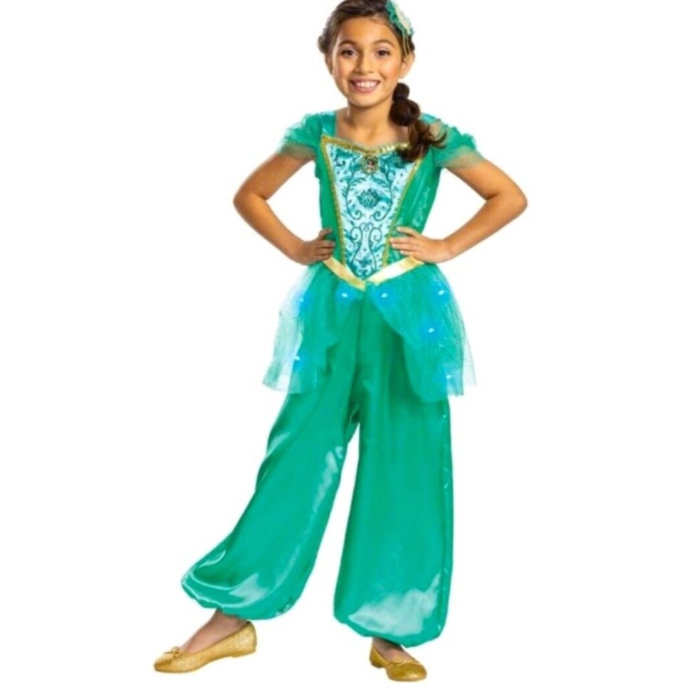 Disguise princess Jasmine light up child costume. NWT small 4/6X